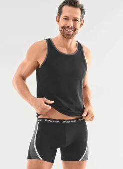 Dreierpack Achselshirts aus Feinjersey