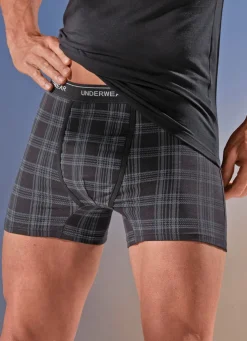 Dreierpack Pants mit Karodessin