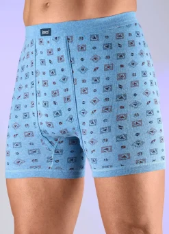 Dreierpack Unterhosen mit Alloverdessin