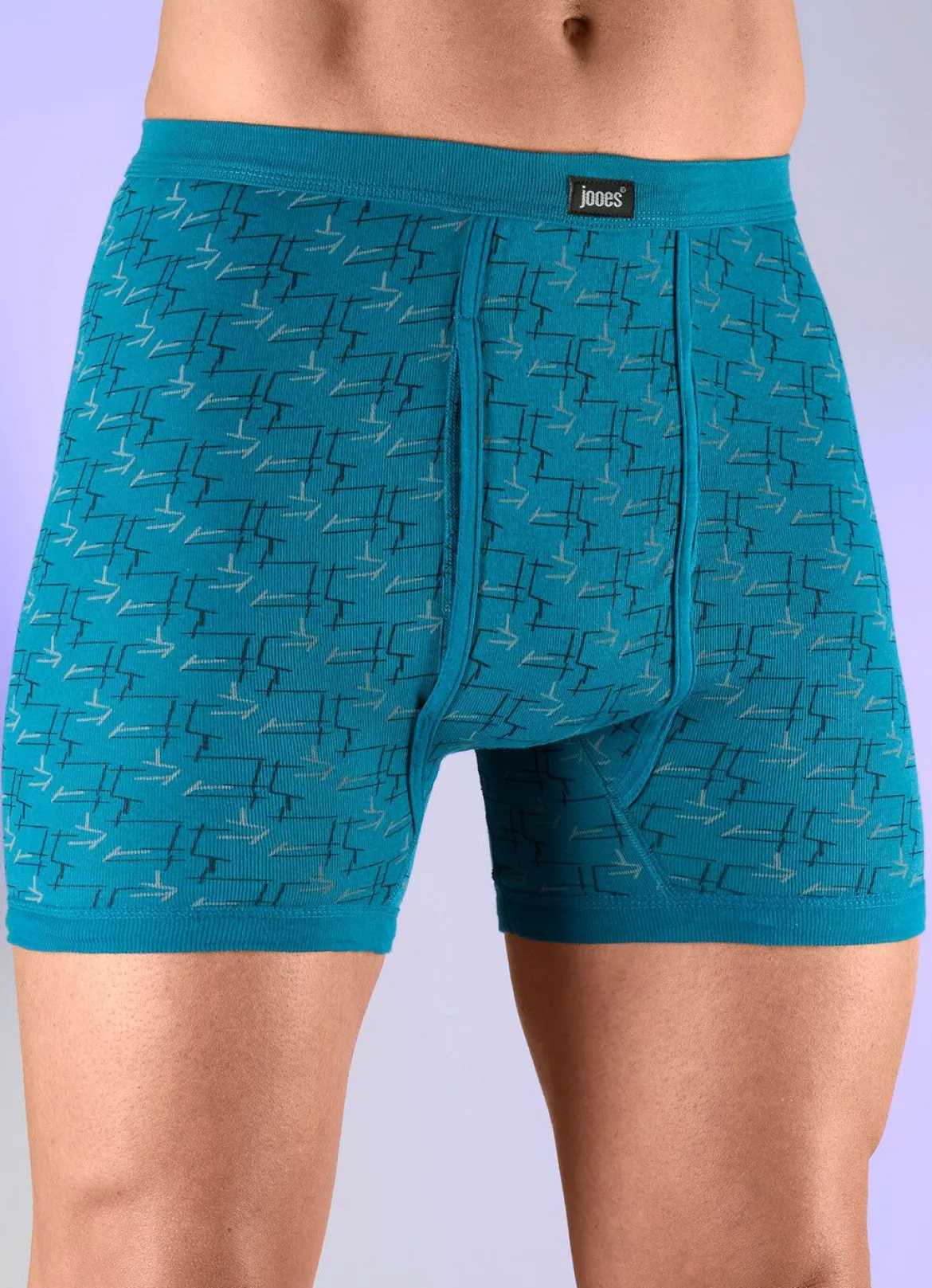 Dreierpack Unterhosen mit Alloverdessin