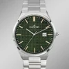 Dugena-Quartz-Herrenuhr mit Edelstahlbandgehäuse