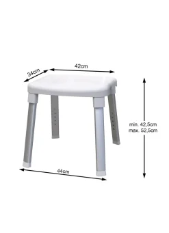 Dusch- und Badehocker mit extra großer Sitzfläche