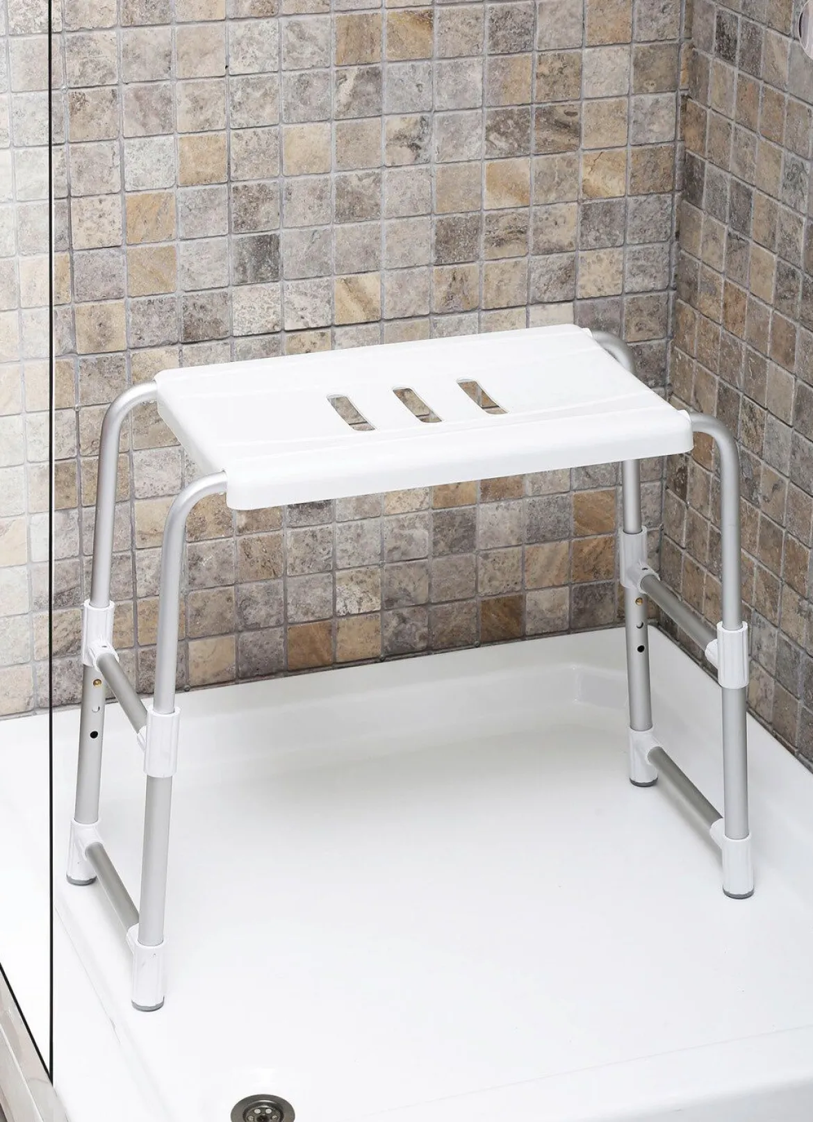 Dusch- und Badehocker mit XXL-Sitzfläche