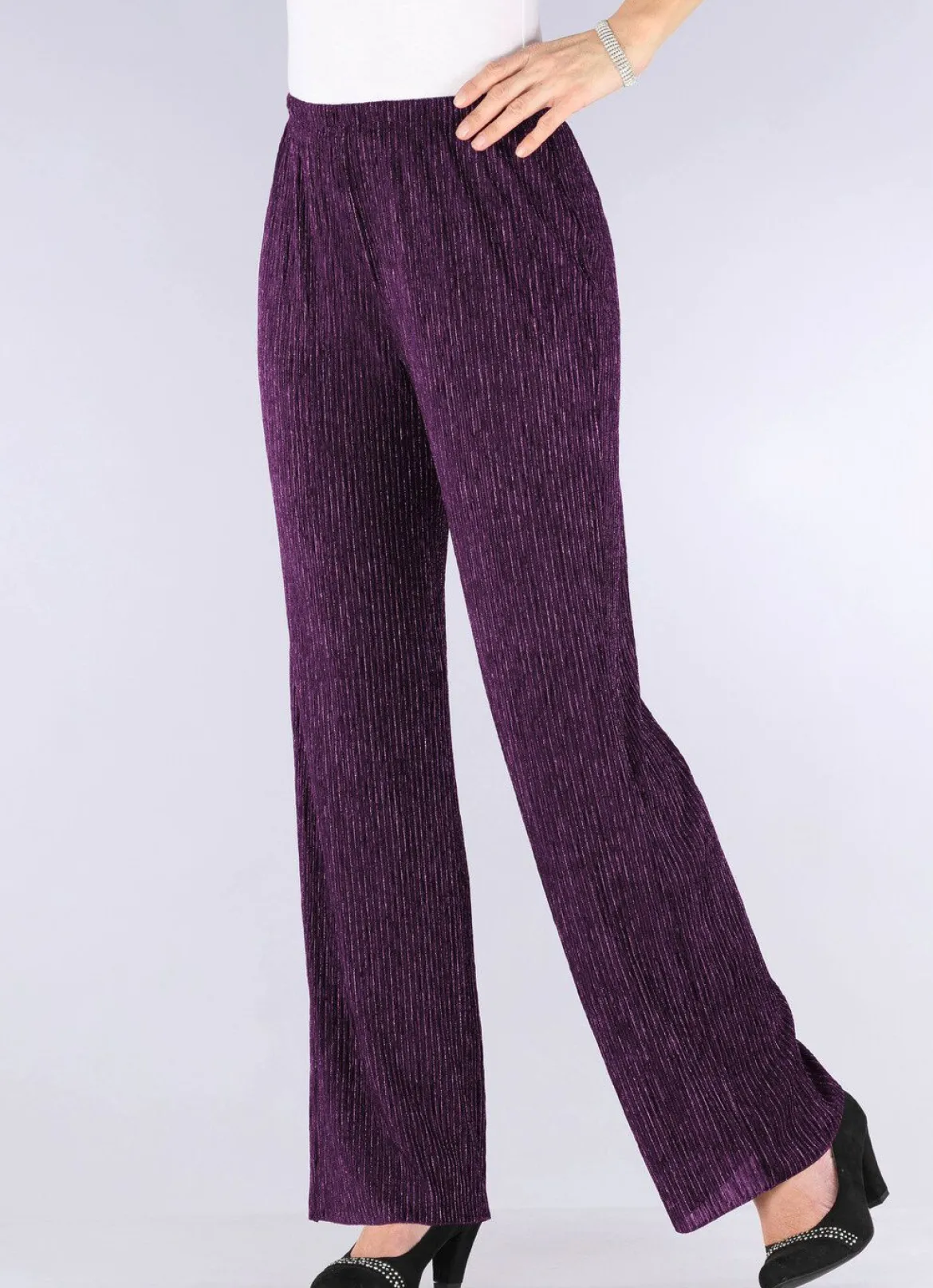 Edel schimmernde Hose