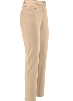Edeljeans mit Stickerei in 7/8-Länge