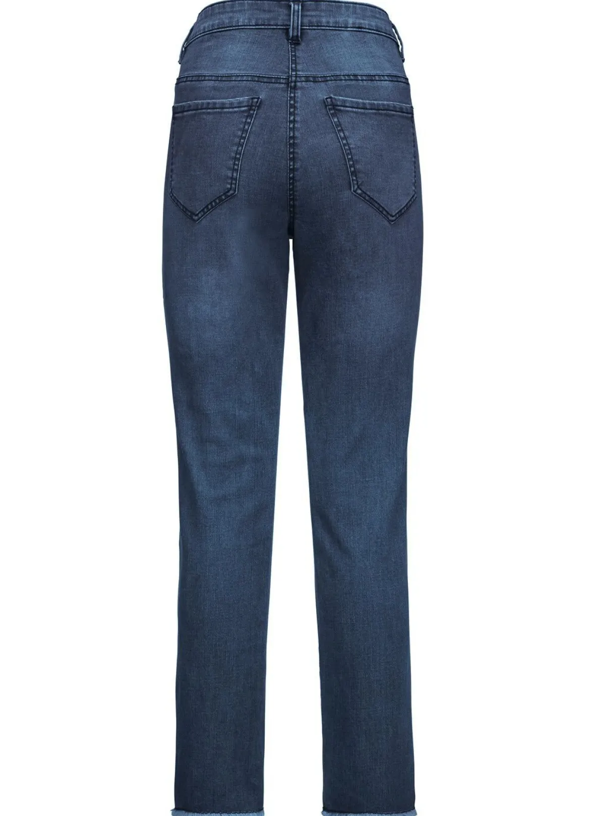 Edel-Jeans mit tollen Glitzersteinchen und Fransensaum