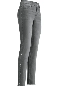 Edel-Jeans mit tollen Zierperlen