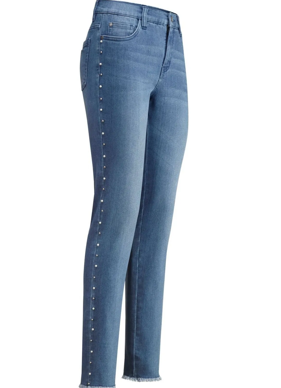 Edel-Jeans mit tollen Zierperlen