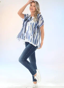 Edel-Jeans mit tollen Zierperlen