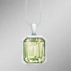 Effektvoller Anhänger mit echt grünem Amethyst