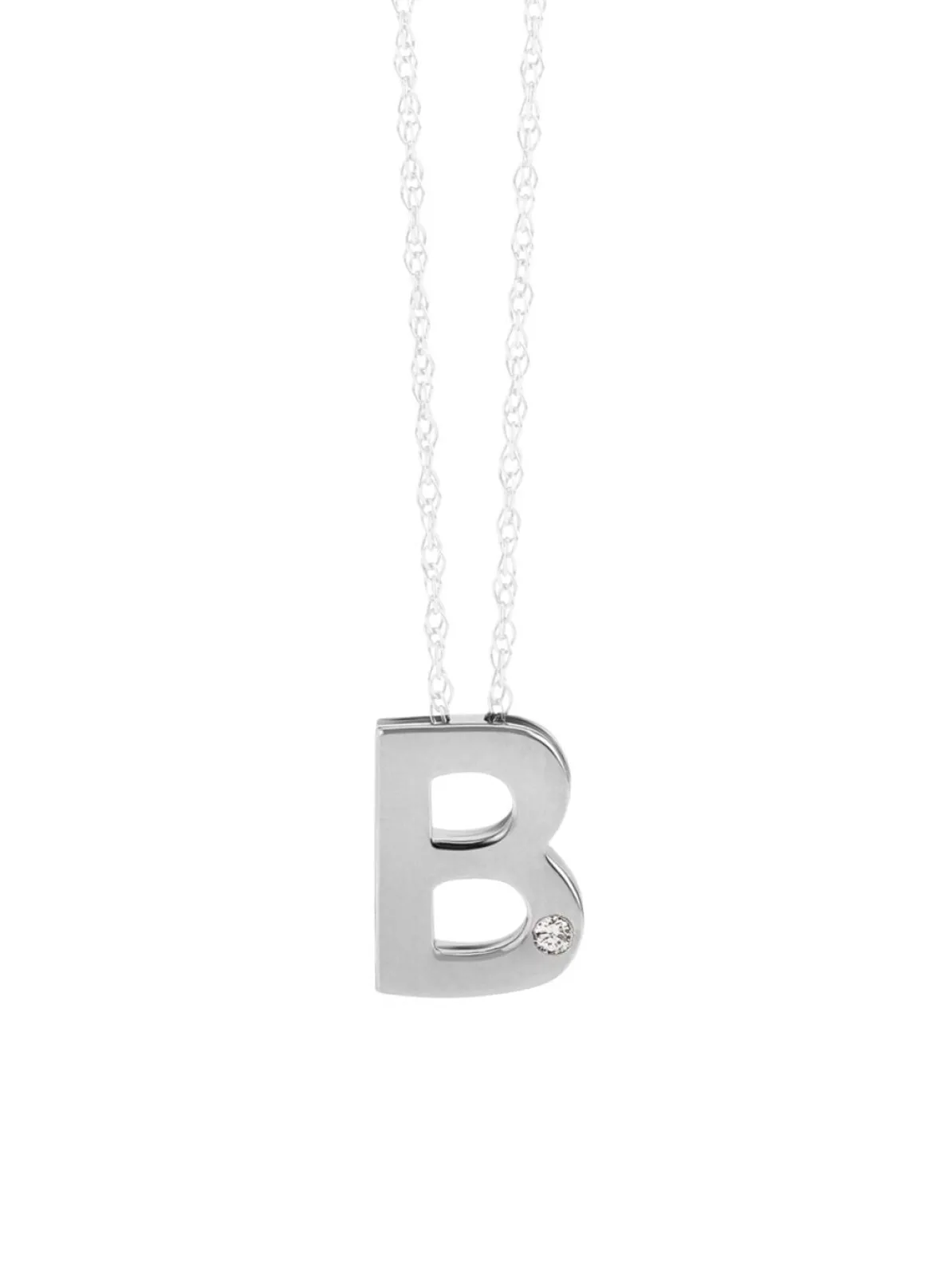 Einzigartig und elegant: Buchstaben-Anhänger aus Platin