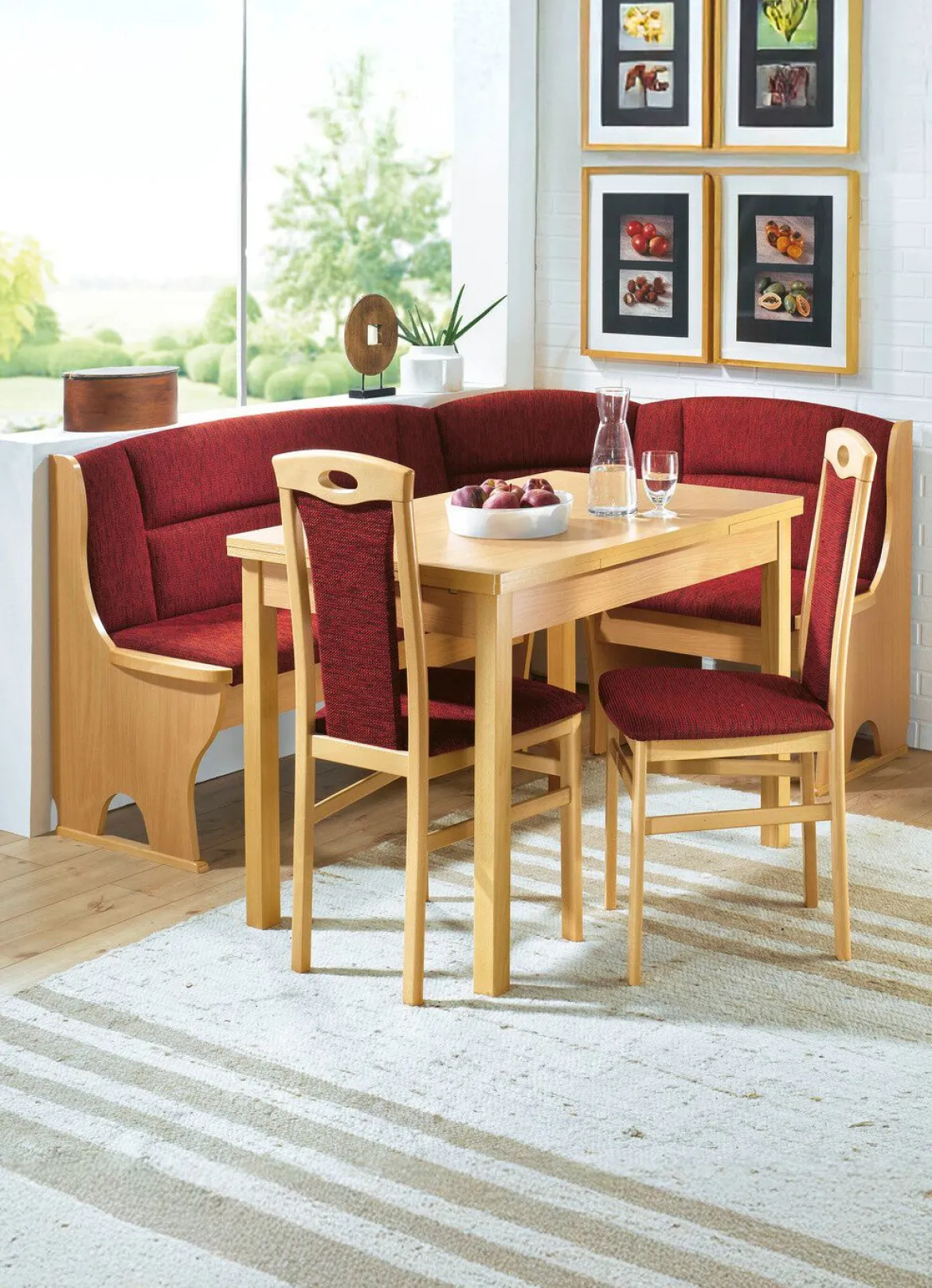 Elegante Eckbankgruppe, 4-teilig