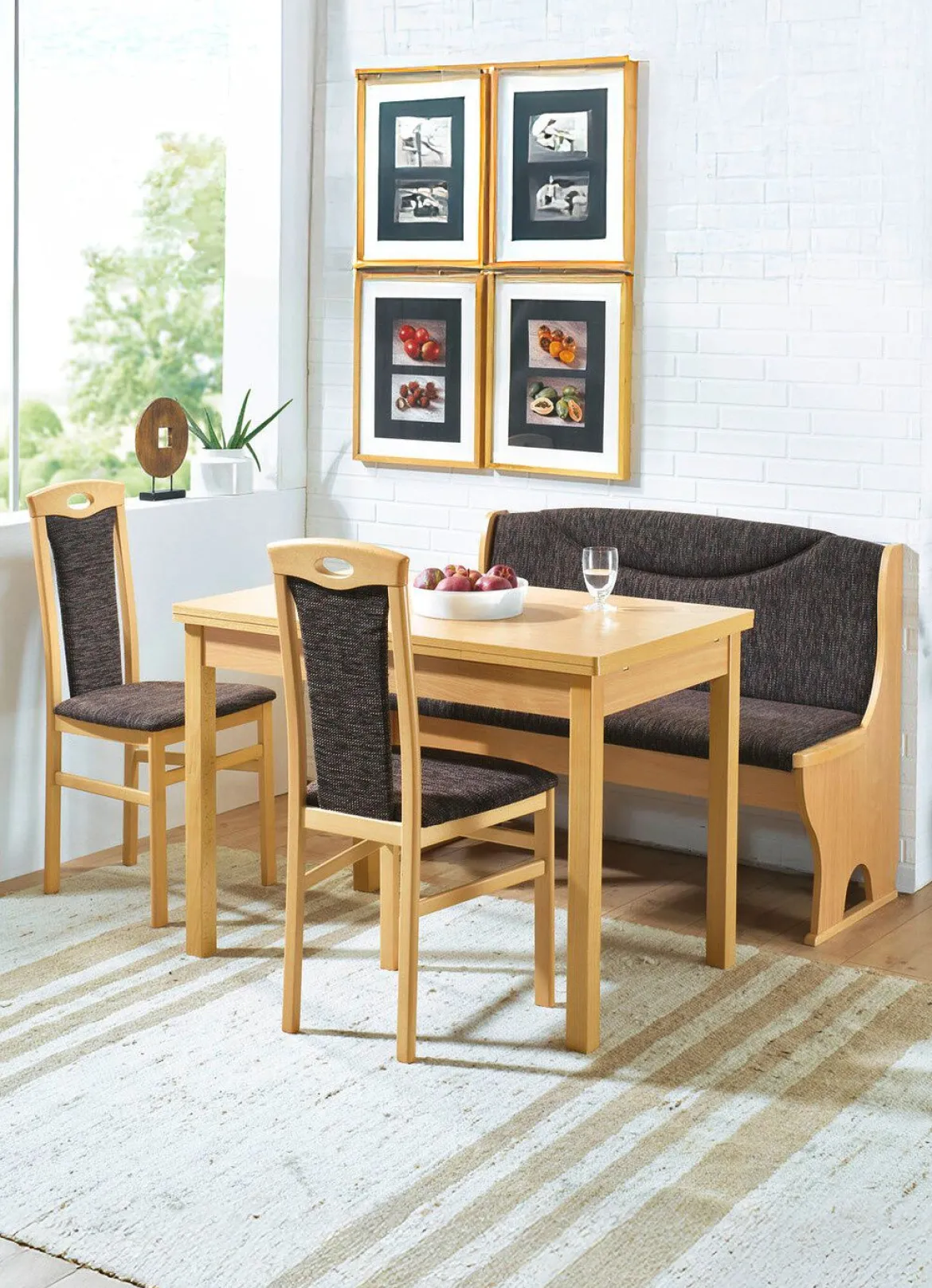 Elegante Eckbankgruppe, 4-teilig