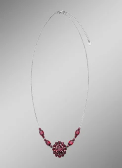 Elegante Halskette mit Granat