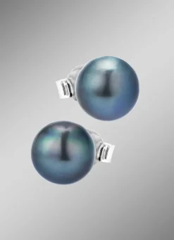 Elegante Ohrstecker mit Tahiti-Zuchtperlen