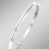 Eleganter Armreif mit synth. Zirkonia