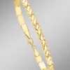 Elegantes, glänzendes Armband mit Karabiner