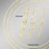 Elegantes 6-teiliges Schmuck-Set aus Silber
