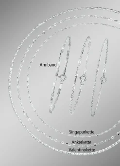Elegantes 6-teiliges Schmuck-Set aus Silber