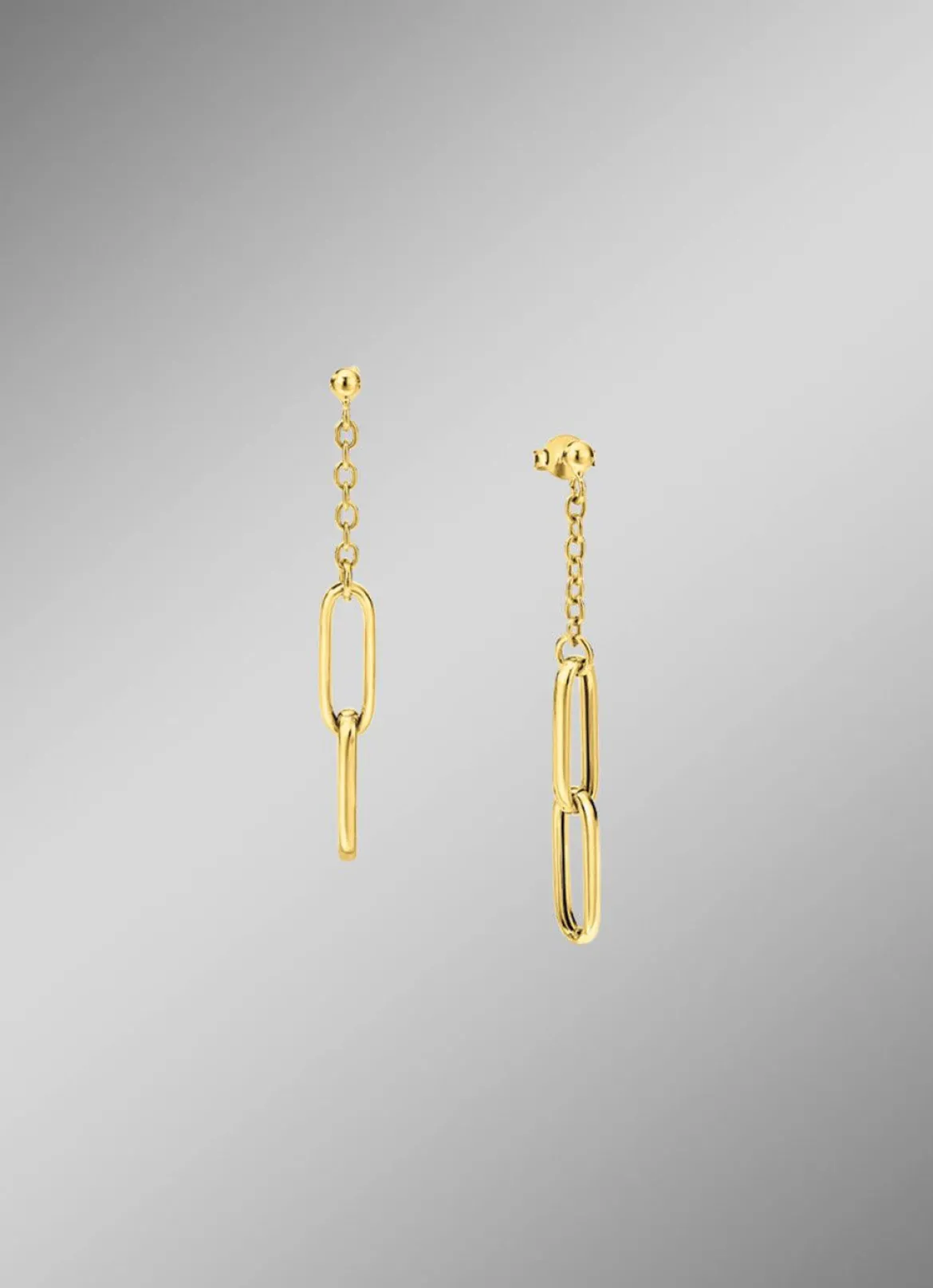 Eleganz in Bewegung: Ohrstecker aus feinem Gold