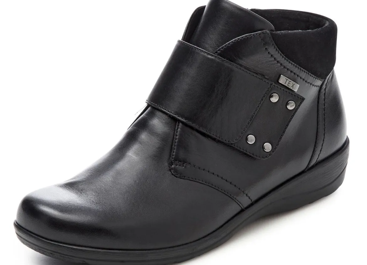ELENA EDEN, atmungsaktive Damen-Boots, Weite H, mit Reißverschluss