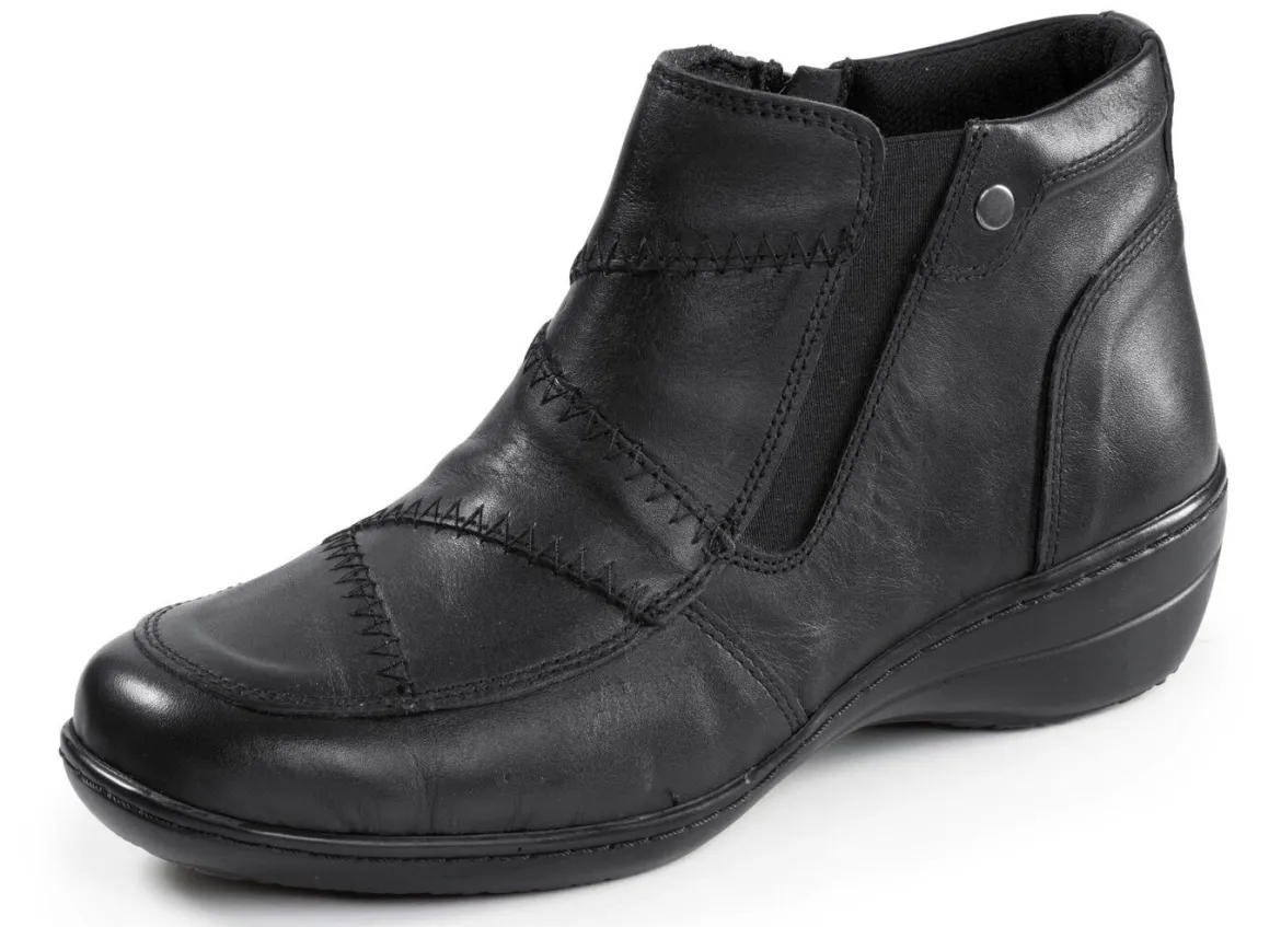 ELENA EDEN, bequeme Damen-Boots, Weite H, mit herausnehmbarem Fußbett