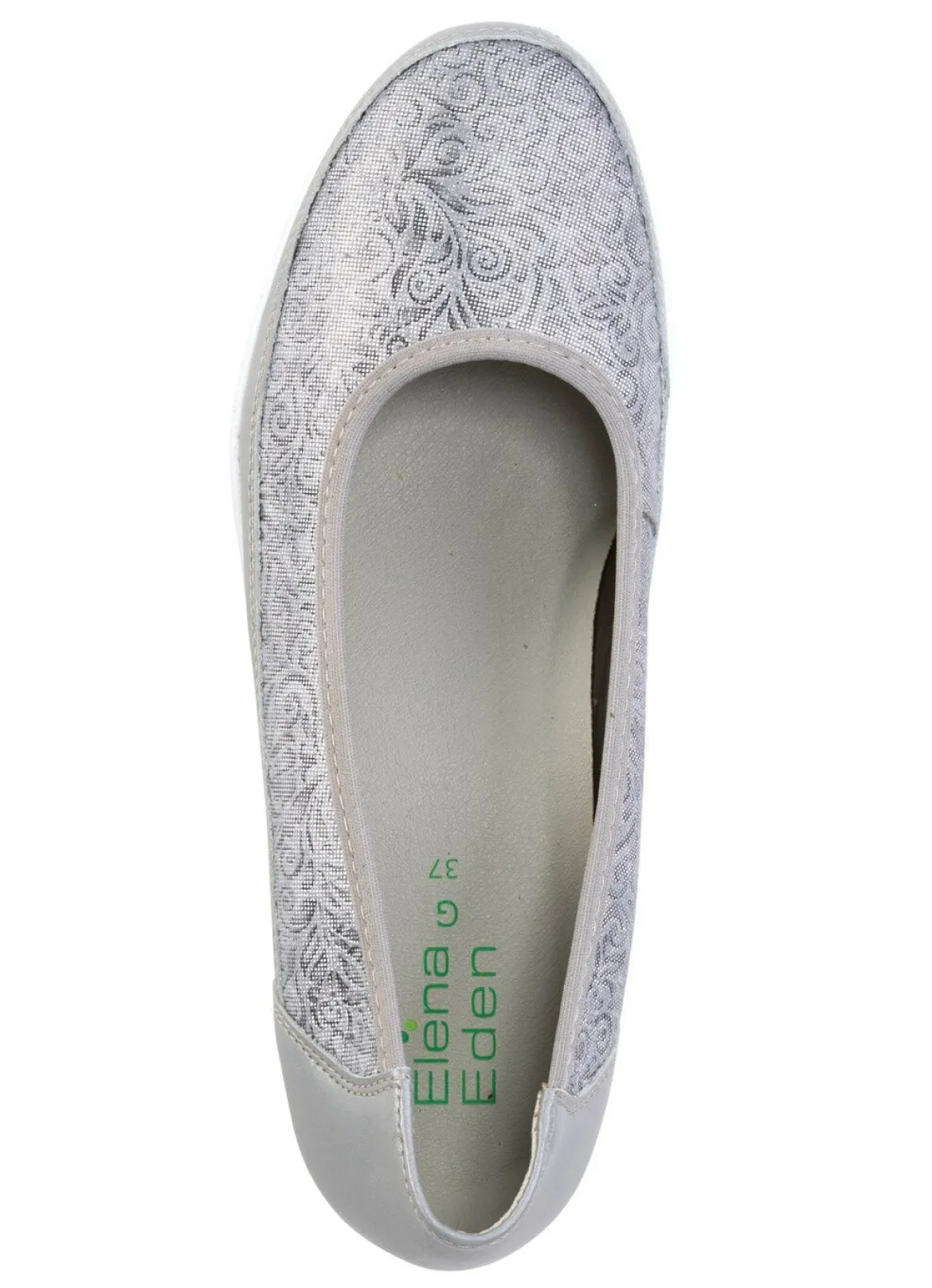 ELENA EDEN, bequeme Damen-Ballerinas, Weite G, mit herausnehmbarem Fußbett