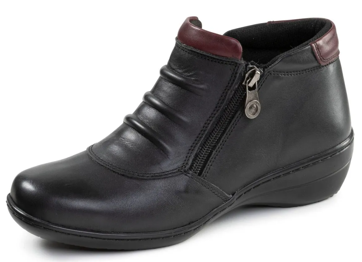 ELENA EDEN, bequeme Damen-Boots, Weite H, mit herausnehmbarem Fußbett