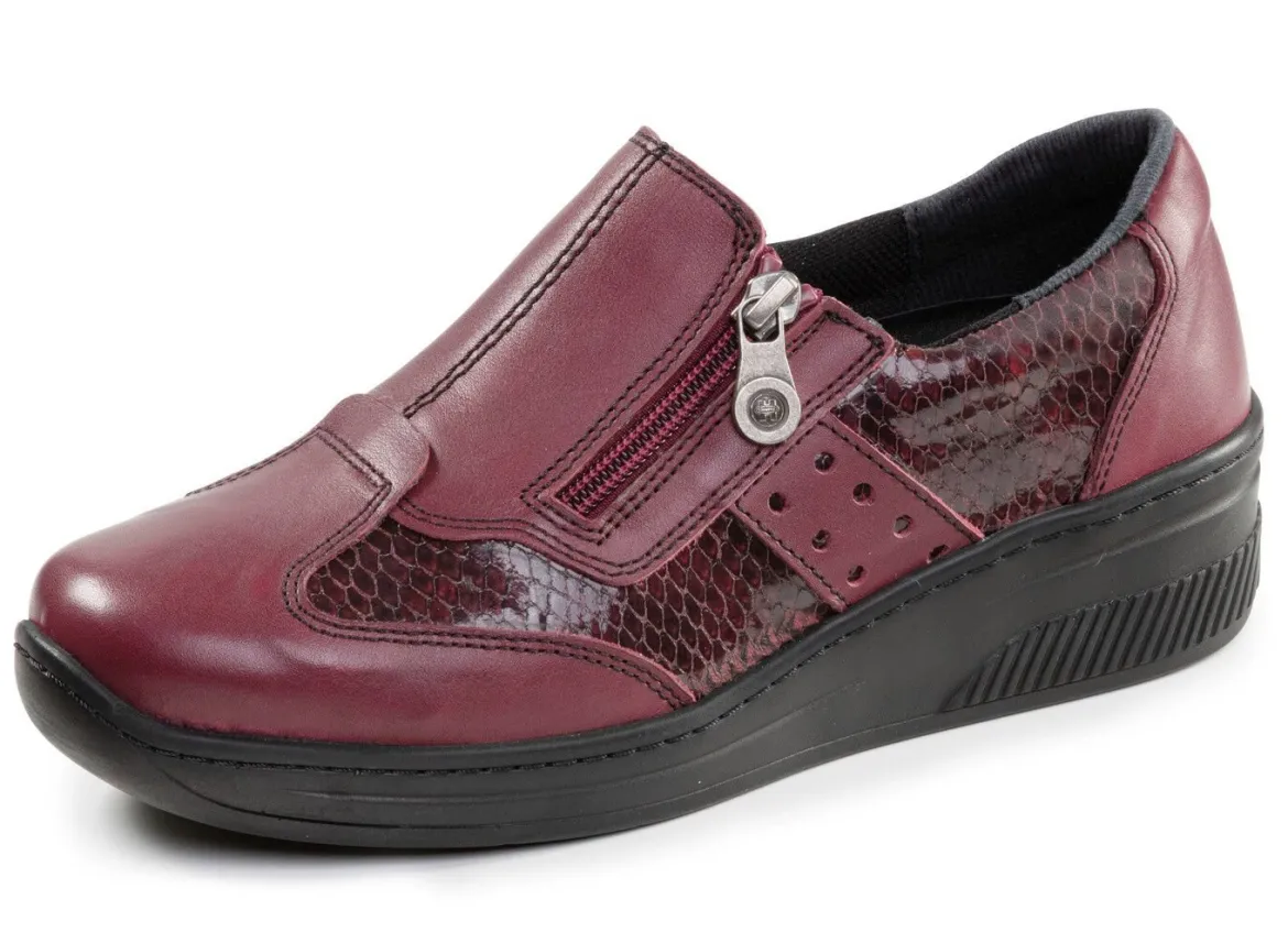 ELENA EDEN, bequeme Damen-Slipper, Weite H, mit herausnehmbarem Fußbett
