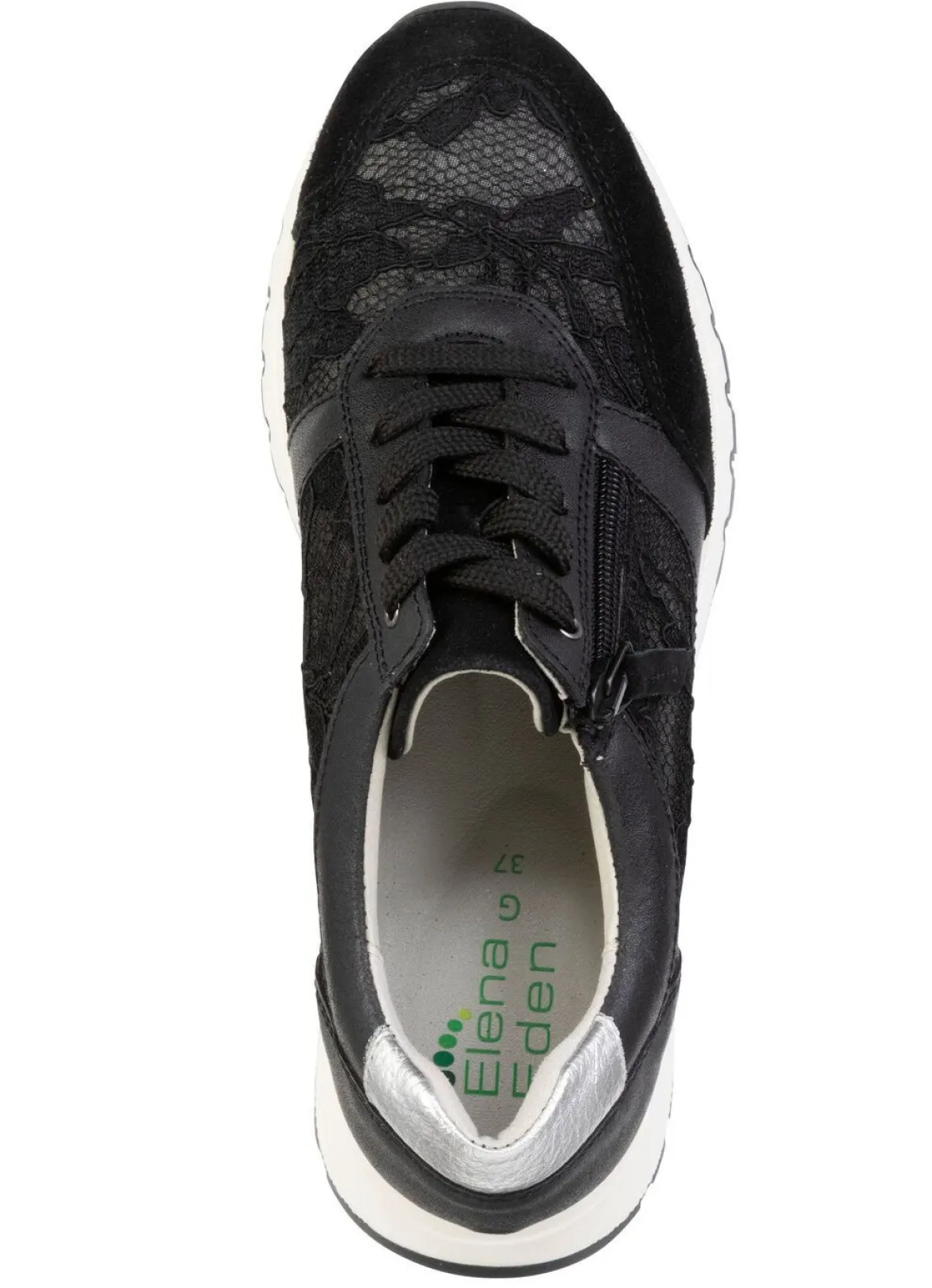 ELENA EDEN, elegante Damen-Sneaker, Weite G, mit herausnehmbarem Fußbett