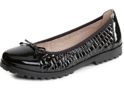 ELENA EDEN, elegante Damen-Ballerinas, Weite G, mit Gummizug