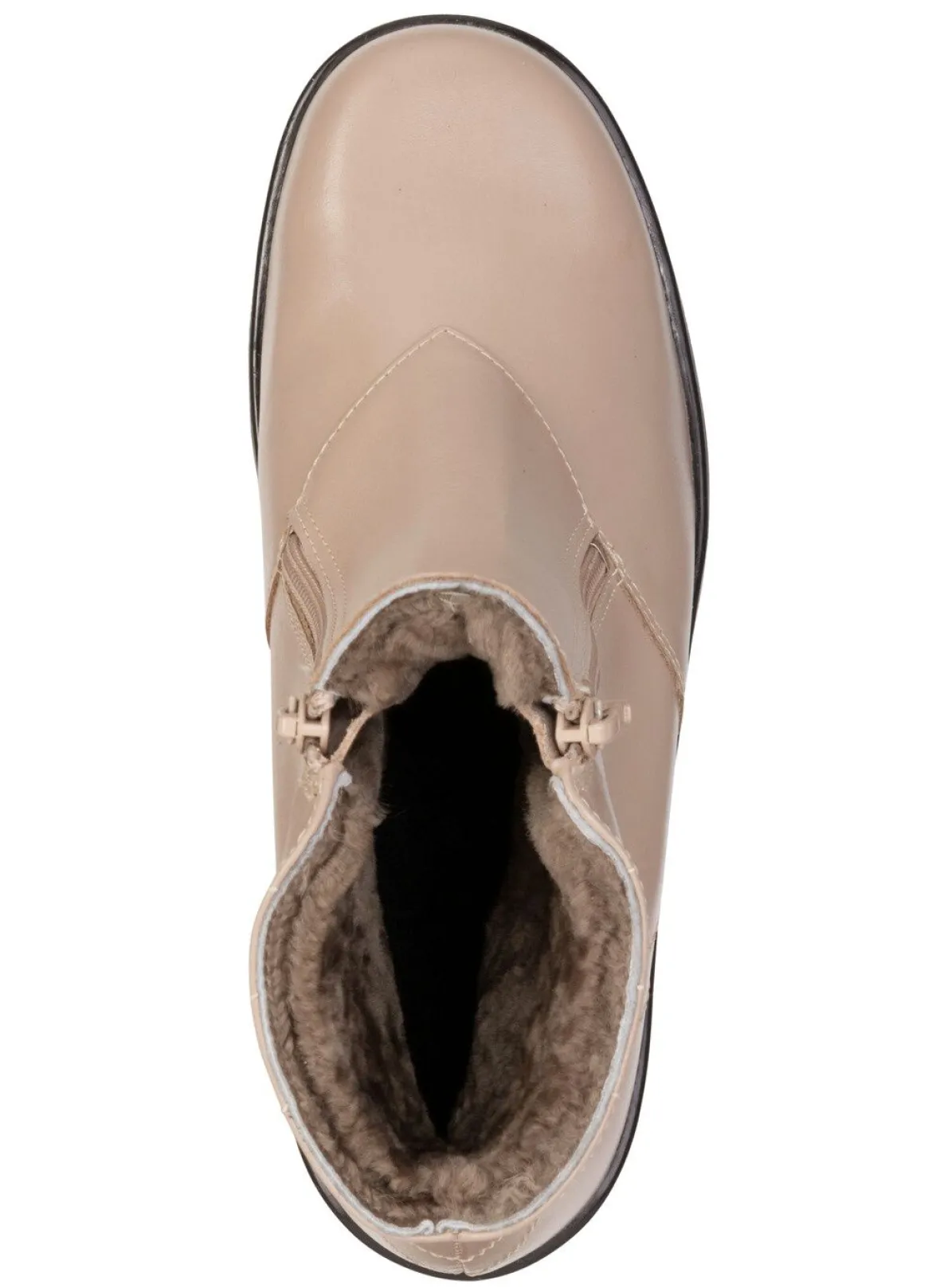ELENA EDEN, gefütterte Damen-Stiefeletten, Winterschuhe, Weite H, mit Lammfell