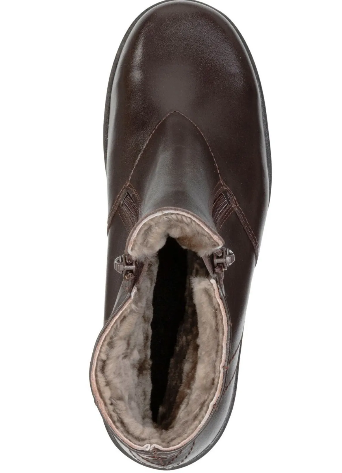 ELENA EDEN, gefütterte Damen-Stiefeletten, Winterschuhe, Weite H, mit Lammfell