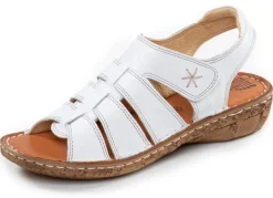 ELENA EDEN, klassische Damen-Sandalen, Weite G, mit Klettverschluss