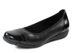 ELENA EDEN, klassische Damen-Ballerinas, Weite G, mit herausnehmbarem Fußbett