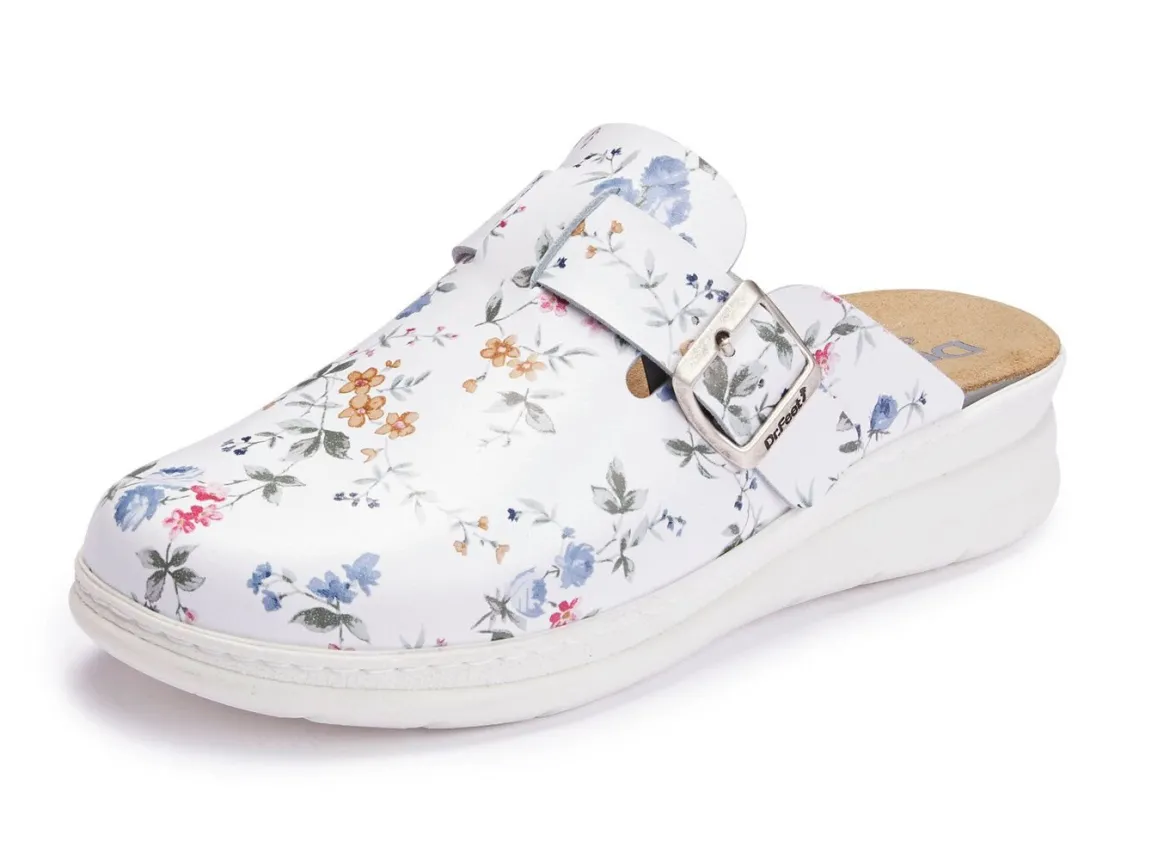 ELENA EDEN, klassische Damen-Clogs, Weite H, mit herausnehmbarem Fußbett