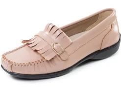 ELENA EDEN, klassische Damen-Slipper, Weite H, mit herausnehmbarem Lederfußbett