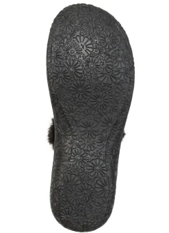 ELENA EDEN, klassische Damen-Clogs, Weite G, mit Plüsch