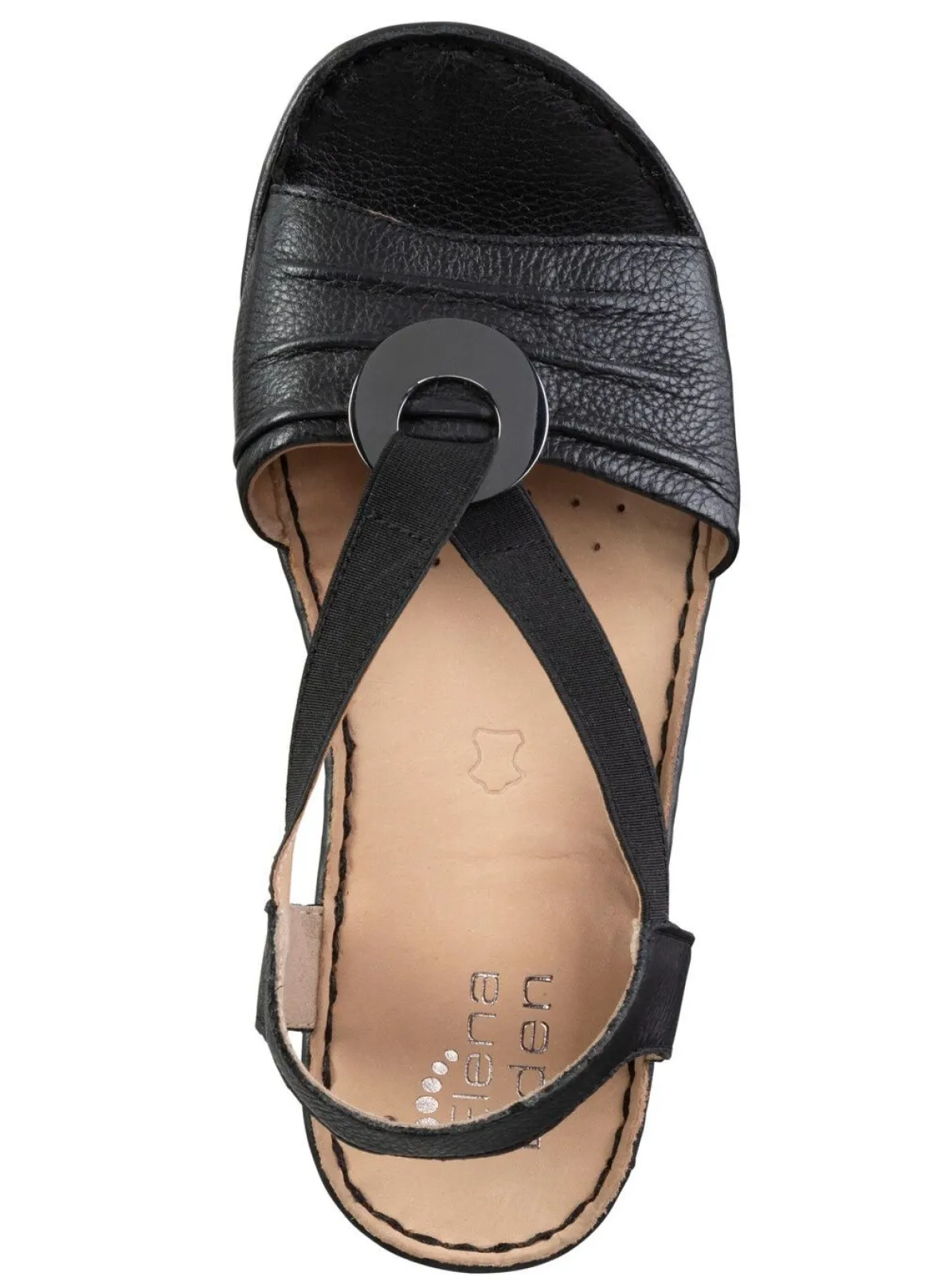 ELENA EDEN, leichte Damen-Sandalen, Weite H, mit Elastik-Bandage