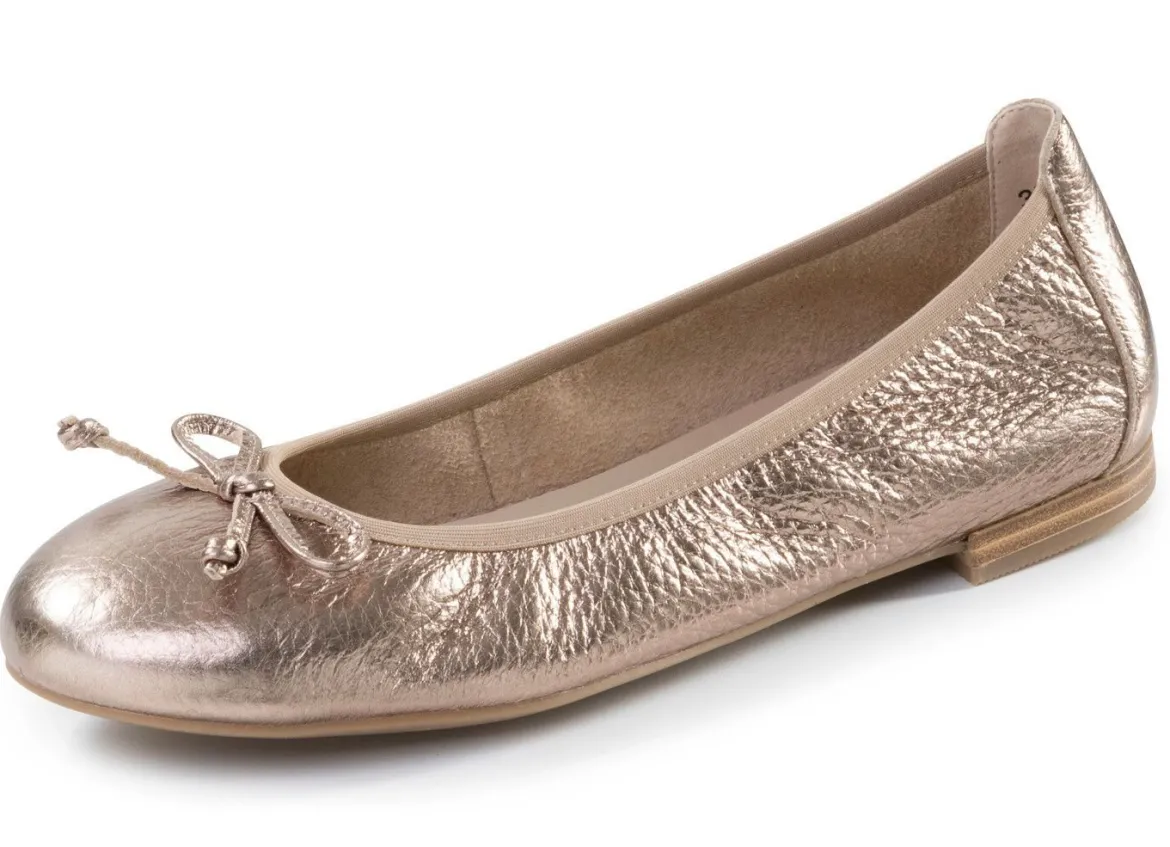 ELENA EDEN, schicke Damen-Ballerinas, Weite G, mit herausnehmbarem Fußbett