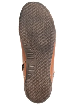 ELENA EDEN Schnür-Bootie mit gepolstertem Textil-Schaftrand