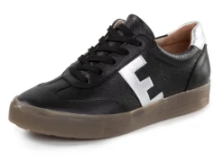 ELENA EDEN Schnür-Sneaker aus genarbtem Nappaleder