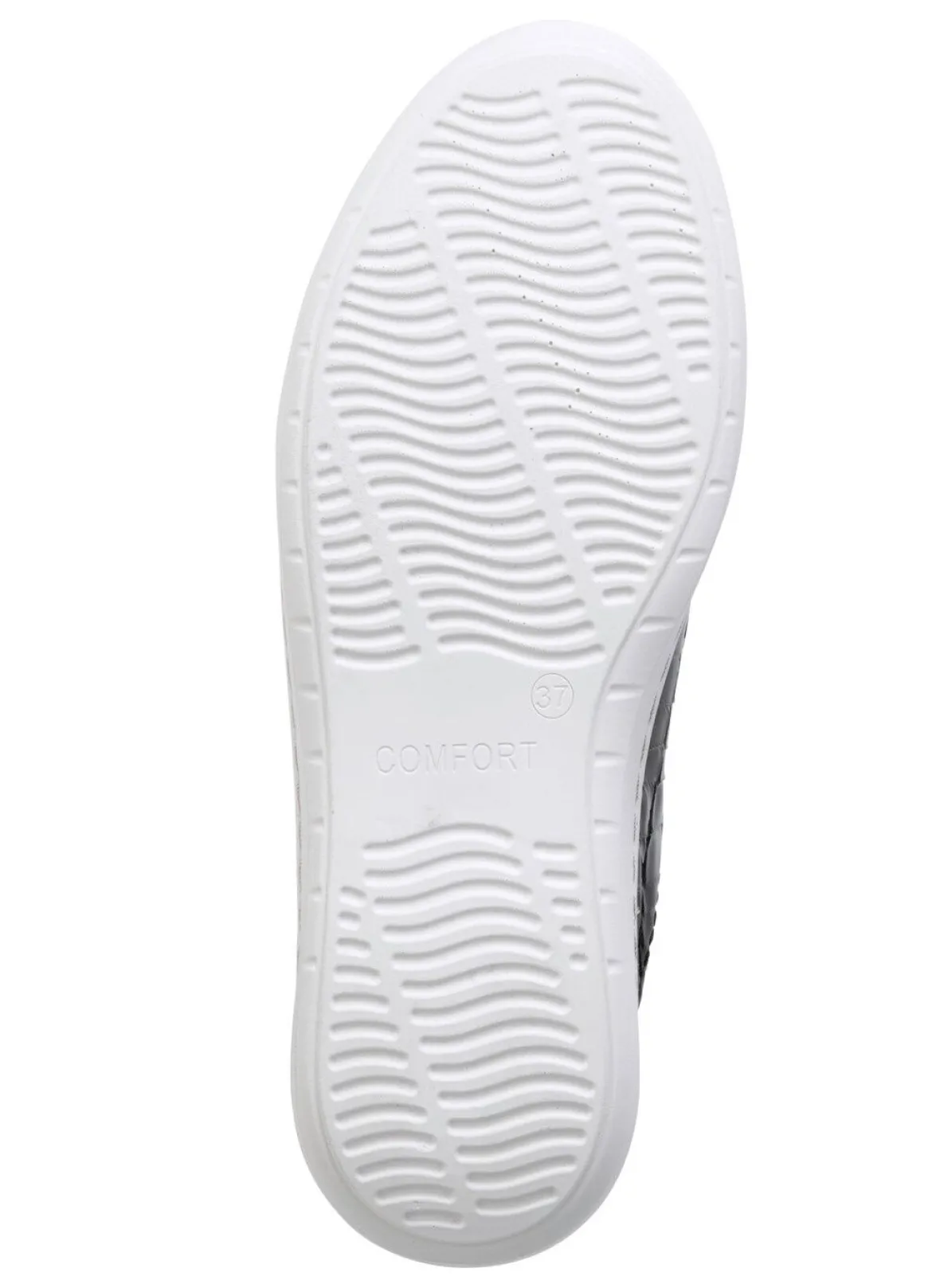 ELENA EDEN Sneaker aus Lackleder mit edlem Metallschmuck