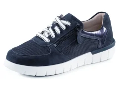 ELENA EDEN Sneaker aus Veloursleder und luftigem Textilmaterial