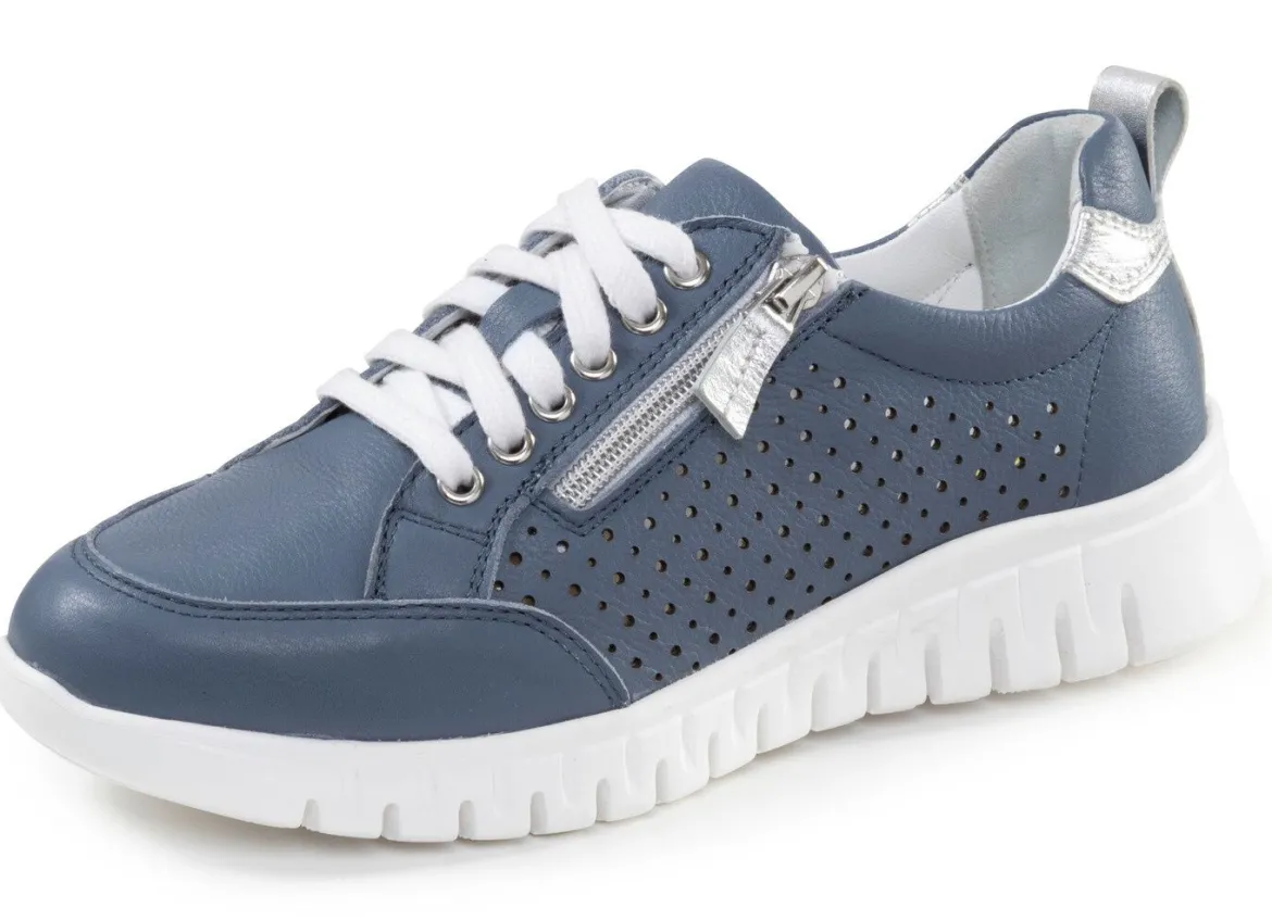 ELENA EDEN, sommerliche Damen-Sneaker, Weite H, mit herausnehmbarem Fußbett