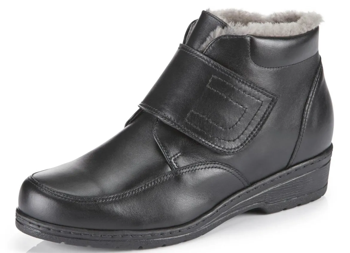ELENA EDEN Stiefelette aus Rind-Anilinleder