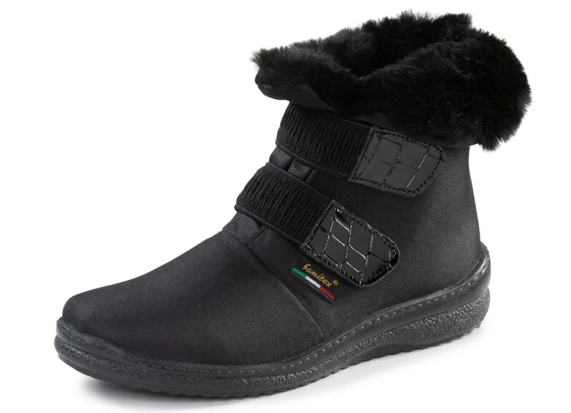 ELENA EDEN Stiefelette aus weichem Textilmaterial