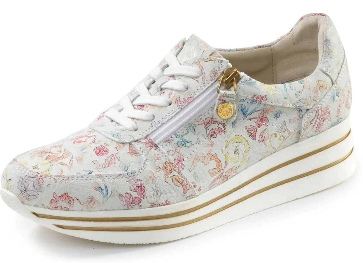 ELENA EDEN, stilvolle Damen-Sneaker, Weite G, mit herausnehmbarem Fußbett