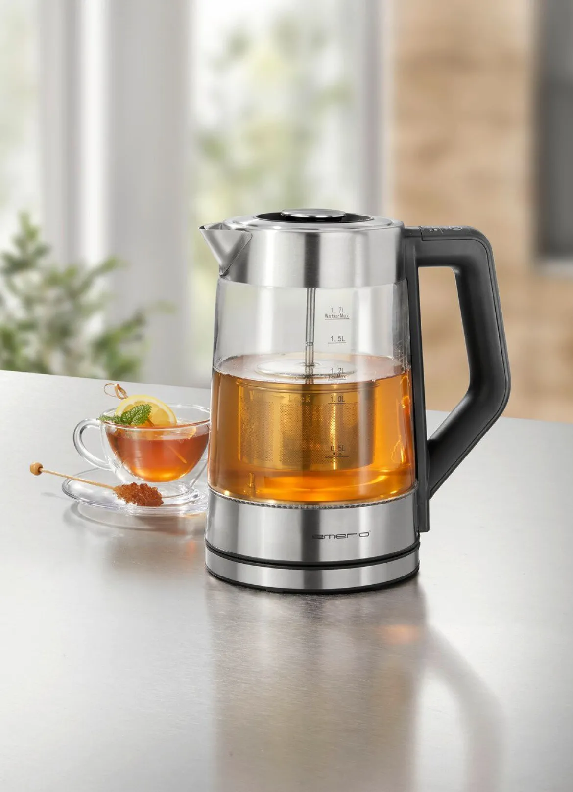"Emerio" 2-in-1 Wasser- und Teekocher
