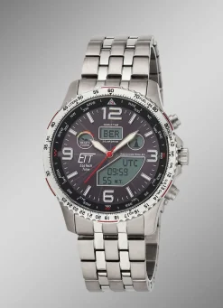 ETT EGS-11572-21M Funk-Solar-Herrenuhr